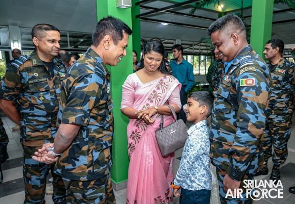 PASS OUT PARADE OF NO. 10 SLAF AVIATION CONTINGENT FOR UN PEACEKEEPING MISSION IN CENTRAL AFRICAN REPUBLIC