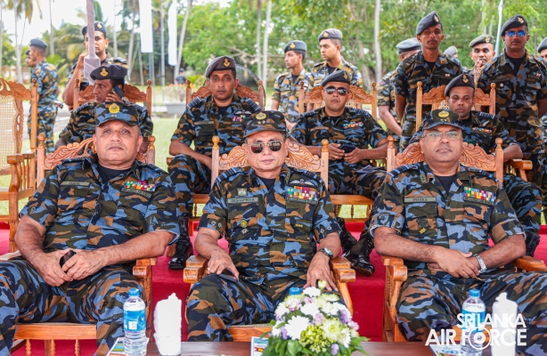 PASS OUT PARADE OF NO. 10 SLAF AVIATION CONTINGENT FOR UN PEACEKEEPING MISSION IN CENTRAL AFRICAN REPUBLIC