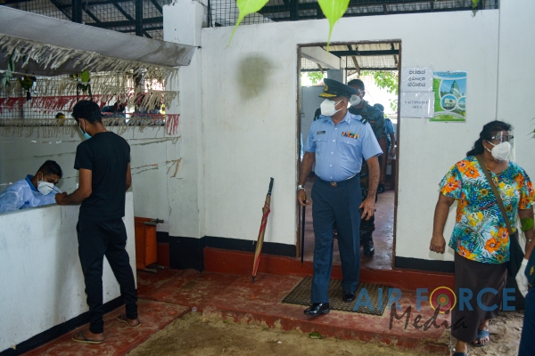SLAF ESTABLISHES VACCINATIONS CENTRES AS SRI LANKA ACCELERATES
VACCINATION DRIVE IN WESTERN PROVINCE