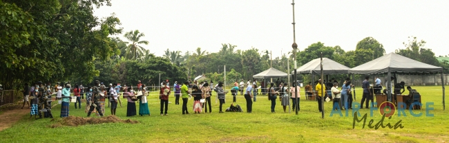 SLAF ESTABLISHES VACCINATIONS CENTRES AS SRI LANKA ACCELERATES
VACCINATION DRIVE IN WESTERN PROVINCE