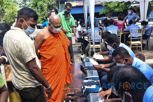 SLAF ESTABLISHES VACCINATIONS CENTRES AS SRI LANKA ACCELERATES
VACCINATION DRIVE IN WESTERN PROVINCE