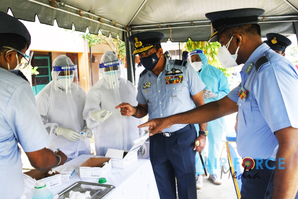 SLAF ESTABLISHES VACCINATIONS CENTRES AS SRI LANKA ACCELERATES
VACCINATION DRIVE IN WESTERN PROVINCE