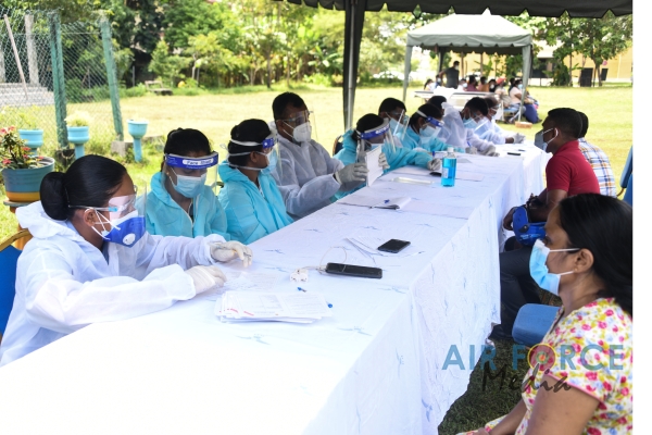 SLAF ESTABLISHES VACCINATIONS CENTRES AS SRI LANKA ACCELERATES
VACCINATION DRIVE IN WESTERN PROVINCE