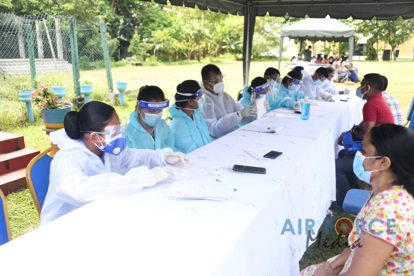 SLAF ESTABLISHES VACCINATIONS CENTRES AS SRI LANKA ACCELERATES
VACCINATION DRIVE IN WESTERN PROVINCE