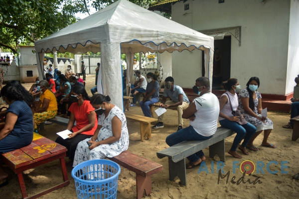 SLAF ESTABLISHES VACCINATIONS CENTRES AS SRI LANKA ACCELERATES
VACCINATION DRIVE IN WESTERN PROVINCE