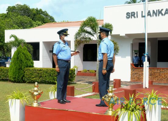 CHANGE OF COMMAND OF SLAF BASE VAVUNIYA
