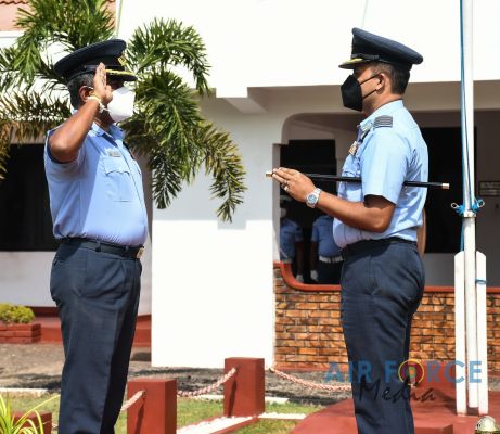 CHANGE OF COMMAND OF SLAF BASE VAVUNIYA