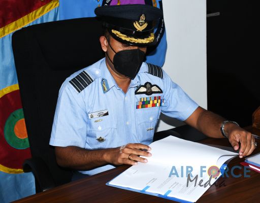 CHANGE OF COMMAND OF SLAF BASE VAVUNIYA