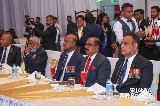 COMMANDER
ATTENDS THE 82ND ANNIVERSARY CELEBRATION OF THE SRI LANKA
EX-SERVICEMEN'S ASSOCIATION