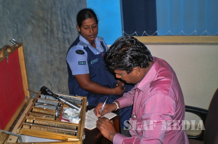 A Visual Screening Campaign & Eye Clinic at the SLAF Station Sigiriya