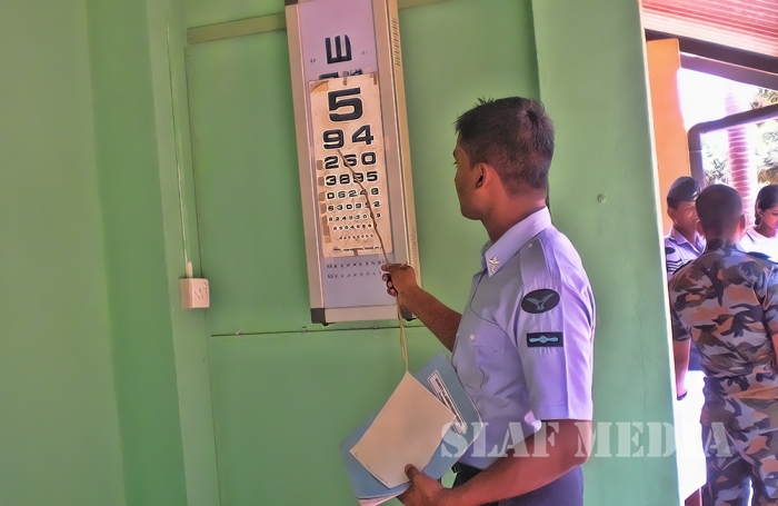 A Visual Screening Campaign & Eye Clinic at the SLAF Station Sigiriya