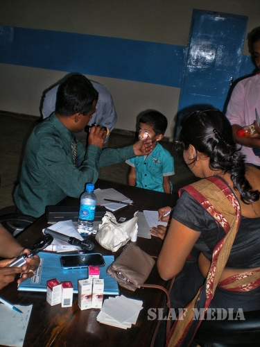 A Visual Screening Campaign & Eye Clinic at the SLAF Station Sigiriya