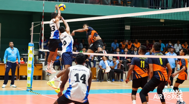 SLAF SECURES DOUBLE VICTORY AT 13TH DEFENCE SERVICES VOLLEYBALL TOURNAMENT