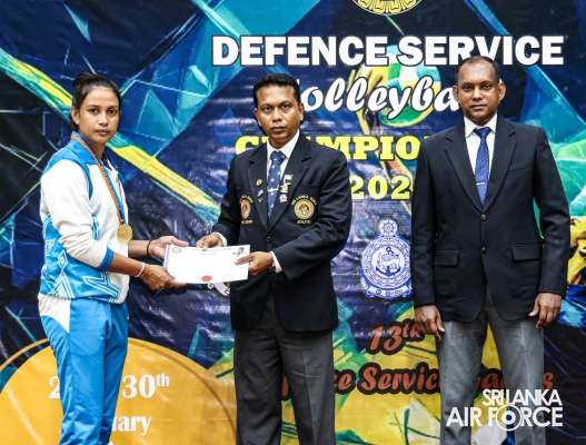 SLAF SECURES DOUBLE VICTORY AT 13TH DEFENCE SERVICES VOLLEYBALL TOURNAMENT