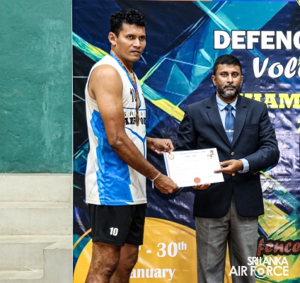 SLAF SECURES DOUBLE VICTORY AT 13TH DEFENCE SERVICES VOLLEYBALL TOURNAMENT
