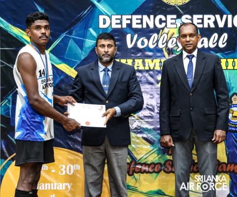 SLAF SECURES DOUBLE VICTORY AT 13TH DEFENCE SERVICES VOLLEYBALL TOURNAMENT