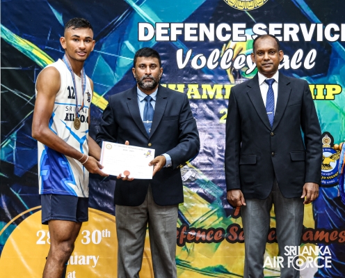 SLAF SECURES DOUBLE VICTORY AT 13TH DEFENCE SERVICES VOLLEYBALL TOURNAMENT