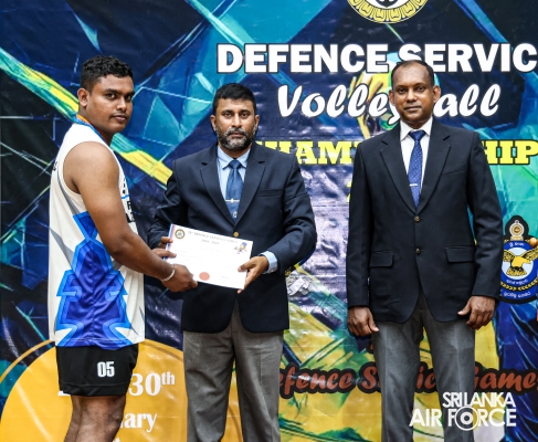 SLAF SECURES DOUBLE VICTORY AT 13TH DEFENCE SERVICES VOLLEYBALL TOURNAMENT