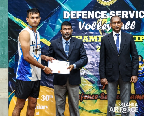SLAF SECURES DOUBLE VICTORY AT 13TH DEFENCE SERVICES VOLLEYBALL TOURNAMENT