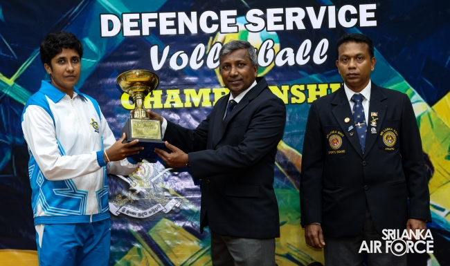 SLAF SECURES DOUBLE VICTORY AT 13TH DEFENCE SERVICES VOLLEYBALL TOURNAMENT