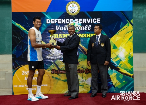 SLAF SECURES DOUBLE VICTORY AT 13TH DEFENCE SERVICES VOLLEYBALL TOURNAMENT