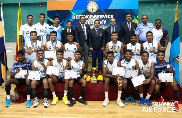 SLAF SECURES DOUBLE VICTORY AT 13TH DEFENCE SERVICES VOLLEYBALL TOURNAMENT