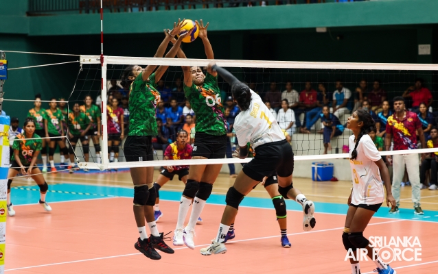 SLAF SECURES DOUBLE VICTORY AT 13TH DEFENCE SERVICES VOLLEYBALL TOURNAMENT