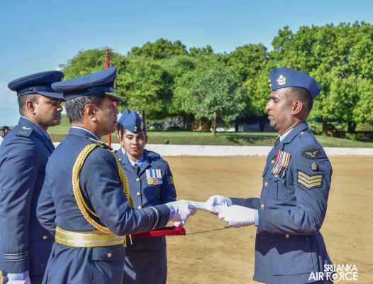 COMMANDER'S INSPECTION AT SLAF STATION WEERAWILA