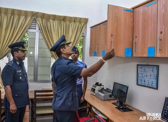 COMMANDER'S INSPECTION AT SLAF STATION WEERAWILA