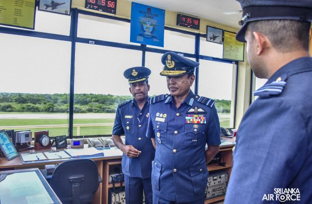 COMMANDER'S INSPECTION AT SLAF STATION WEERAWILA