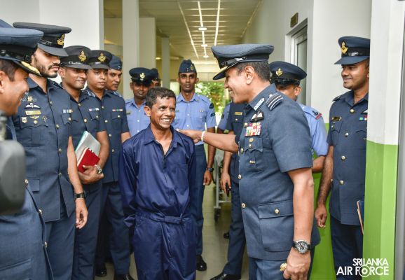 COMMANDER'S INSPECTION AT SLAF STATION WEERAWILA