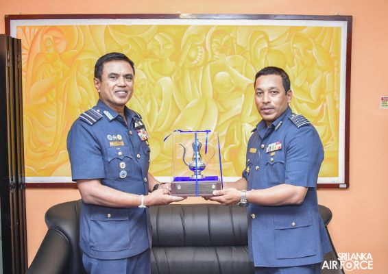 COMMANDER'S INSPECTION AT SLAF STATION WEERAWILA