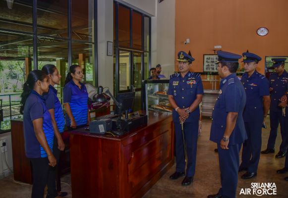 COMMANDER'S INSPECTION AT SLAF STATION WEERAWILA