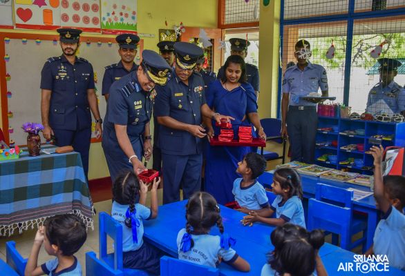COMMANDER'S INSPECTION AT SLAF STATION WEERAWILA