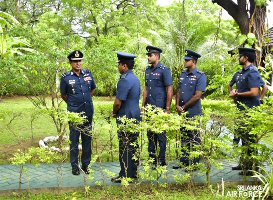COMMANDER'S INSPECTION AT SLAF STATION WEERAWILA