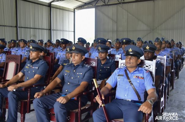 COMMANDER'S INSPECTION AT SLAF STATION WEERAWILA