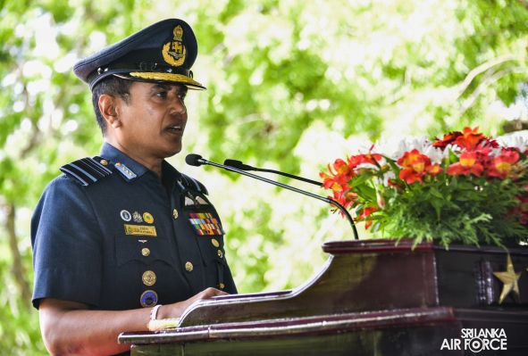 COMMANDER'S INSPECTION AT SLAF STATION WEERAWILA