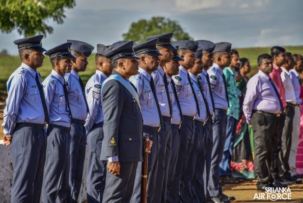 COMMANDER'S INSPECTION AT SLAF STATION WEERAWILA
