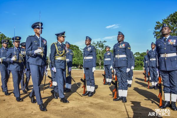 COMMANDER'S INSPECTION AT SLAF STATION WEERAWILA