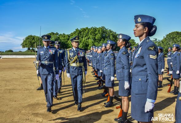COMMANDER'S INSPECTION AT SLAF STATION WEERAWILA