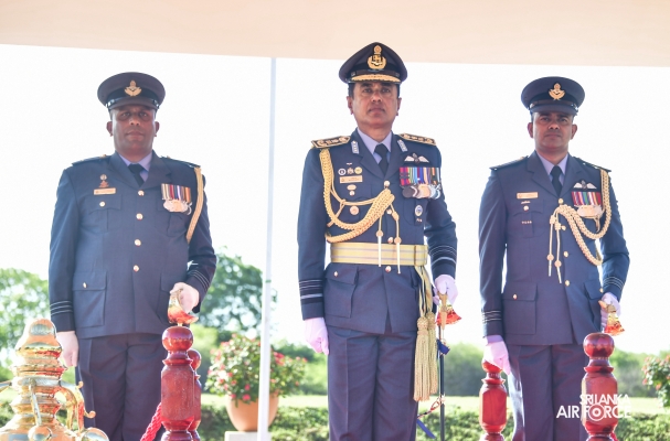 COMMANDER'S INSPECTION AT SLAF STATION WEERAWILA