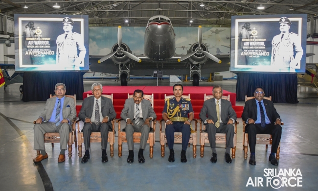 FELICITATION CEREMONY HONOURS AIR CHIEF MARSHAL WALTER FERNANDO
(RETD) FOR ILLUSTRIOUS SERVICE