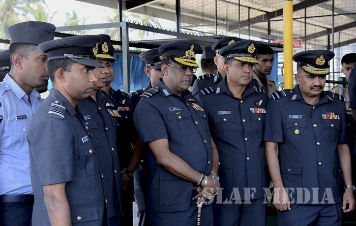 Commander Declared open Rubberized Coir Mattress and Waste Paper Recycling Facility at SLAF Base Katunayake
