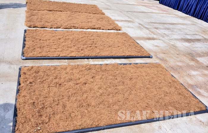 Commander Declared open Rubberized Coir Mattress and Waste Paper Recycling Facility at SLAF Base Katunayake