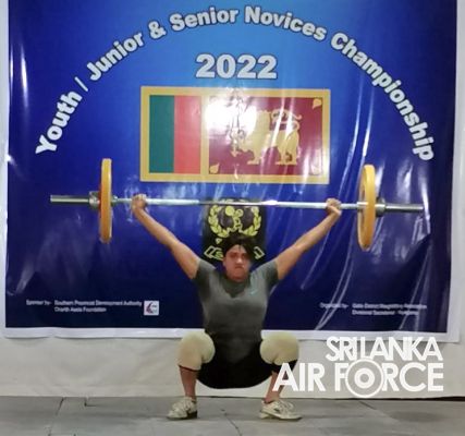 SLAF WOMEN’S WEIGHTLIFTING TEAM SECURES THE RUNNERS UP IN SRI LANKA NOVICES WEIGHTLIFTING CHAMPIONSHIP – 2022