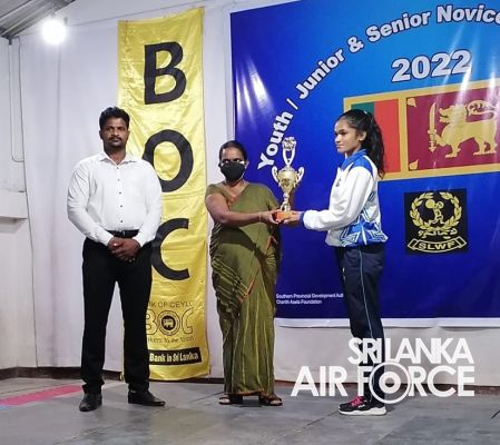 SLAF WOMEN’S WEIGHTLIFTING TEAM SECURES THE RUNNERS UP IN SRI LANKA NOVICES WEIGHTLIFTING CHAMPIONSHIP – 2022