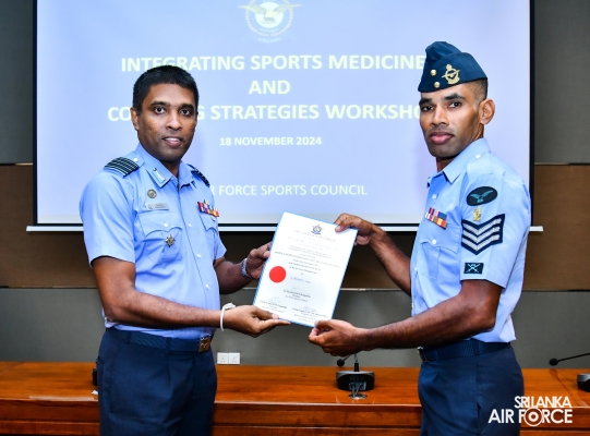 ‘THRIVING EXCELLENCE IN COACHING' WORKSHOP FOR SLAF COACHES AND ASSISTANT COACHES