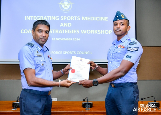 ‘THRIVING EXCELLENCE IN COACHING' WORKSHOP FOR SLAF COACHES AND ASSISTANT COACHES