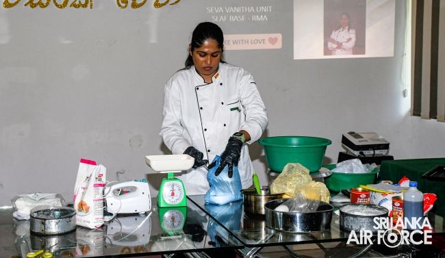 COOKIES AND CAKE BAKING BAKING WORKSHOP AT SLAF BASE RATMALANA