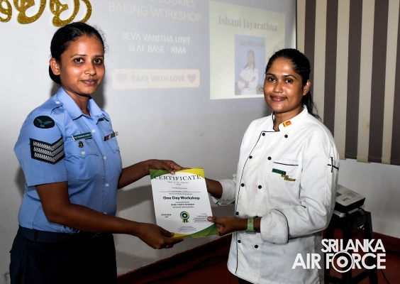 COOKIES AND CAKE BAKING BAKING WORKSHOP AT SLAF BASE RATMALANA